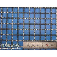 奥谷金網製作所 OKUTANI 亜鉛メッキ鉄線クリンプ織金網 2.0パイ×10mm目 910幅 CR-G-2.0-10-910 1m（直送品）