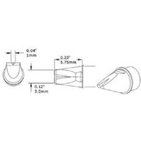 オーケー・インターナショナル メトカル Metcal CVシリーズ チップカートリッジ CVC-6VG0032P 1本 162-4261（直送品）