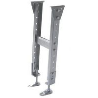 三鈴工機 三鈴 スチール製固定脚 KGM型支持脚 ミニパラ用 H700±45mm KGM-5070(MP09) 1台 127-3536（直送品）