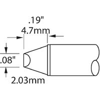 オーケー・インターナショナル メトカル Metcal CVシリーズ チップカートリッジ CVC-7CH0020S 1本 232-0916（直送品）