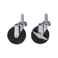 SUS 【数量1~9】φ75キャスター ウレタン車輪 GFN-537 1個 127-1065（直送品）