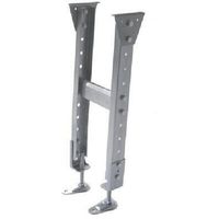 三鈴工機 三鈴 スチール製固定脚 KGM型支持脚 ミニパラ用 H1050±45mm KGM-30105(MP09) 1台 126-4034（直送品）