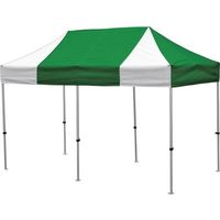 さくらコーポレーション さくら かんたんてんと 1.8m×3.6mオールアルミフレーム 緑白 KA/2WA-GW 1台 338-2442（直送品）