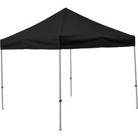 さくらコーポレーション さくら かんたんてんと 3.0m×3.0mスチール&アルミ複合フレーム 黒 KA/6W-BK 1台 338-2534（直送品）