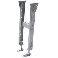 三鈴工機 三鈴 スチール製固定脚 KGM型支持脚 ミニパラ用 H1150±45mm KGM-60115(MP09) 1台 127-3538（直送品）