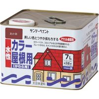 サンデーペイント 水性カラー屋根用 ふか緑 7L 214CA 1個 201-6255（直送品）