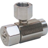 いけうち 強打力扇形2流体ノズル VVEAシリーズ ステンレス鋼303製 1/8メス 60° 1/8 VVEA 6020 S303 1個（直送品）