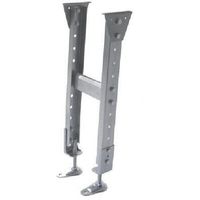 三鈴工機 三鈴 スチール製固定脚 KGM型支持脚 ミニパラ用 H850±45mm KGM-4585(MP09) 1台 127-0424（直送品）