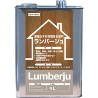 エービーシー商会 ABC ランバージュスタンダード ウォールナット4L LJ4L-N-WN 1セット（4缶） 784-3356（直送品）