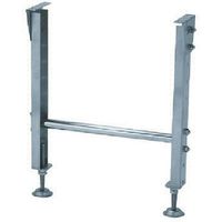 三鈴工機 三鈴 ステンレス製固定脚 KGS型支持脚 幅700 呼寸高H700±45mm KGS-7070 1台 126-7225（直送品）