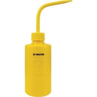 DESCO JAPAN ウォッシュボトル 黄 静電気防止 240cc ’DI WATER’の印刷 35791 1個 231-5625（直送品）