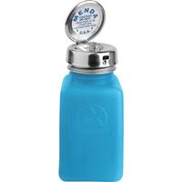 DESCO JAPAN 静電気拡散性ボトル 青色 ピュアテイク ロック式 HDPE 180cc 35286 1個 859-0195（直送品）