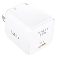 USB充電器 AC充電器 USB Type-C 1ポート 30W コンパクト Omnia II AUKEY