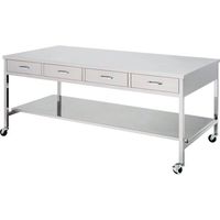 テラオカ アネックス ステンレス製作業台 YSSー220(片面引出付) 10-1703-74 1台 857-0545（直送品）