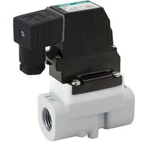 CKD 圧縮空気用パイロット式2ポート電磁弁 アルミボディ EXA-10A-02G-1 1個 453-4747（直送品）