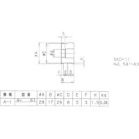 ミヤギ 宮城 A1 ダイ 3.1mm AD-3.1 1個 837-8945（直送品）