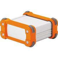 タカチ電機工業 タカチ コーナーガード付アルミケースアルミパネルタイプ シルバー/オレンジ EXP9-4-7SO 1台 202-5459（直送品）