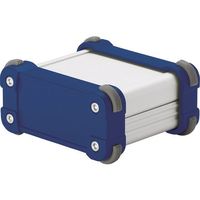 タカチ電機工業 タカチ コーナーガード付アルミケースIP65防水タイプ シルバー/ネイビー EXW12-4-13SN 1台 202-0869（直送品）