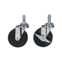 SUS 【数量1~9】φ75キャスター ブレーキ ウレタン車輪 GFN-541 1個 127-5875（直送品）