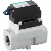 CKD 圧縮空気用パイロット式2ポート電磁弁 アルミボディ EXA-8N-02C-1 1個 453-4090（直送品）