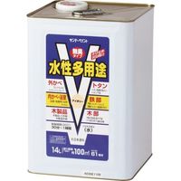サンデーペイント 水性多用途 アイボリー 14L 265954 1個 201-7742（直送品）