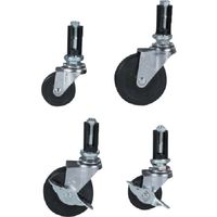 SUS 【数量1~9】φ100フレームキャスター GFN-506 1個 127-7401（直送品）