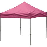 さくらコーポレーション さくら かんたんてんと 2.4m×2.4mスチール&アルミ複合フレーム ピンク KA/3W-P 1台（直送品）