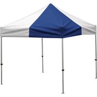 さくらコーポレーション さくら かんたんてんと 2.4m×2.4mスチール&アルミ複合フレーム 青白 KA/3W-BW 1台（直送品）