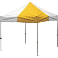 さくらコーポレーション さくら かんたんてんと 2.4m×2.4mスチール&アルミ複合フレーム 黄白 KA/3W-YW 1台（直送品）