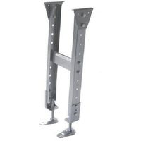 三鈴工機 三鈴 スチール製固定脚 KGM型支持脚 ミニパラ用 H350±45mm KGM-5035(MP09) 1台 127-5097（直送品）