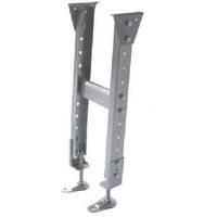 三鈴工機 三鈴 スチール製固定脚 KGM型支持脚 ミニパラ用 H400±45mm KGM-2540(MP09) 1台 127-3561（直送品）