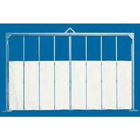 ゲート工業 門型パネルゲート 高さ4.5mX間口14.4m シートパネル KG4-3S-144 1台 378-2148（直送品）