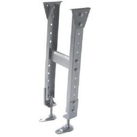 三鈴工機 三鈴 スチール製固定脚 KGM型支持脚 ミニパラ用 H450±45mm KGM-4045(MP09) 1台 126-2502（直送品）