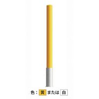 カネソウ 車止め スチール製 焼付塗装 脱着式 蓋なし Eシリーズ