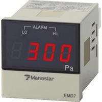 山本電機製作所 マノスター デジタル微差圧計 EMD7 PNP 4ー20mA 100Pa EMD7D3P1D100 1台 223-4183（直送品）