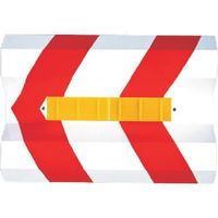 積水樹脂 積水 線形誘導標 ガードフレックス 封入レンズ型反射シートタイプ A種用 白地 GWー2A 1個 355-6194（直送品）