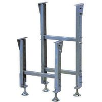 三鈴工機 三鈴 スチール製固定脚 KG型支持脚 幅240 呼寸高H1050±45mm KG-24105 1台 127-0446（直送品）