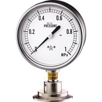 右下精器製造 右下 隔膜式圧力計 FE型 FE-1-0.6MPA 1個 168-2561（直送品）
