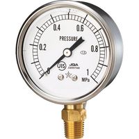 右下精器製造 右下 グリセリン入圧力計 圧力レンジ0~0.5MPa 接続部サイズR1/4 GLT-217-0.5MPA 1個（直送品）