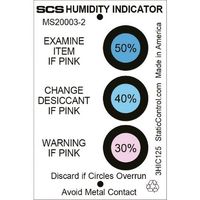 DESCO JAPAN 湿度表示カード 相対湿度30% 40% 50% (125枚入) 3HIC125 1パック(125枚)（直送品）