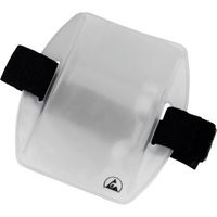 DESCO JAPAN 静電気対策ネームカードホルダー 腕章タイプ 60mmX85mm 35193 1個 111-4372（直送品）