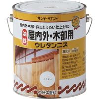 サンデーペイント 油性屋内外木部用ウレタンニス とうめい 1600M 265732 1個 196-2123（直送品）