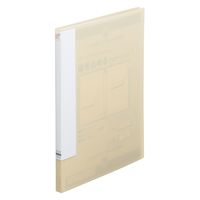 リヒトラブ CUBE FIZZ 書き込めるクリヤーブック A4 ベージュ N6005-16 2冊