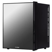 A-Stage 1ドア冷蔵庫 40L ミラーガラス (ペルチェ式：ブラック) PR03A-40MG 1台（直送品）