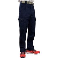 トーマセンイ TEAGLES 綿混カーゴパンツ ネイビー 95cm 7661NA95 1枚 425-9147（直送品）