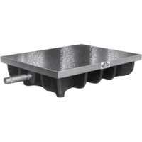 ユニセイキ ユニ B&S型定盤 A級 250x250mm BSJ-2525 1個 838-1544（直送品）