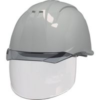 DIC 透明バイザーヘルメット(シールド面付) AA11EVOーCS KP ライトグレー/スモーク AA11EVO-CS-HA6-KP-LG/S 1個（直送品）