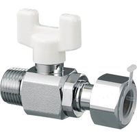 オンダ製作所 AE6型 R1/2×ナット付アダプター(G1/2) メッキ付 日本水道協会認証登録品 AE6-13M-S 1個（直送品）