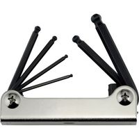 水戸工機 ミトロイ 折りたたみホローレンチセット ボールポイント 6本組 HW600MB 1セット 411-8262（直送品）