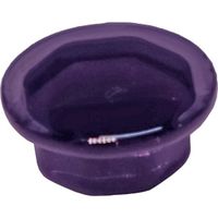 ダンドリビス クリスタルキャップ パープル (600入) 8号 C-CCXPUX-PX 1箱(600個) 424-3383（直送品）